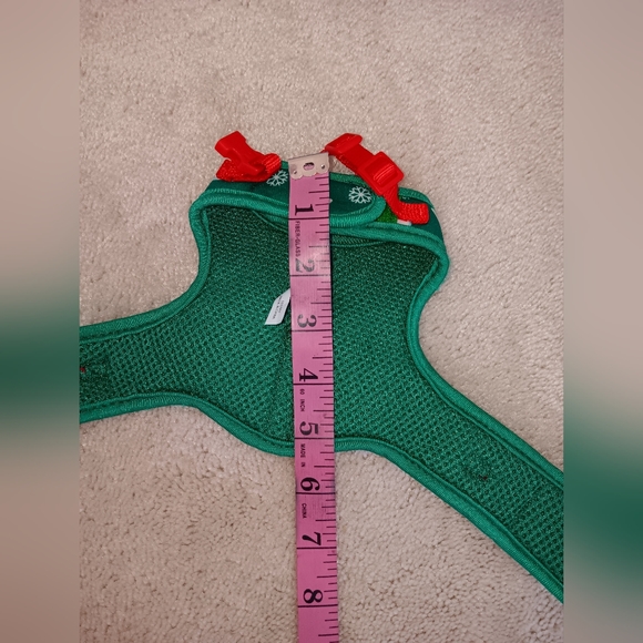 Free With Any Purchase! Merry & Bright~Red & Green Cat Christmas Harness NWOT - Picture 3 of 6